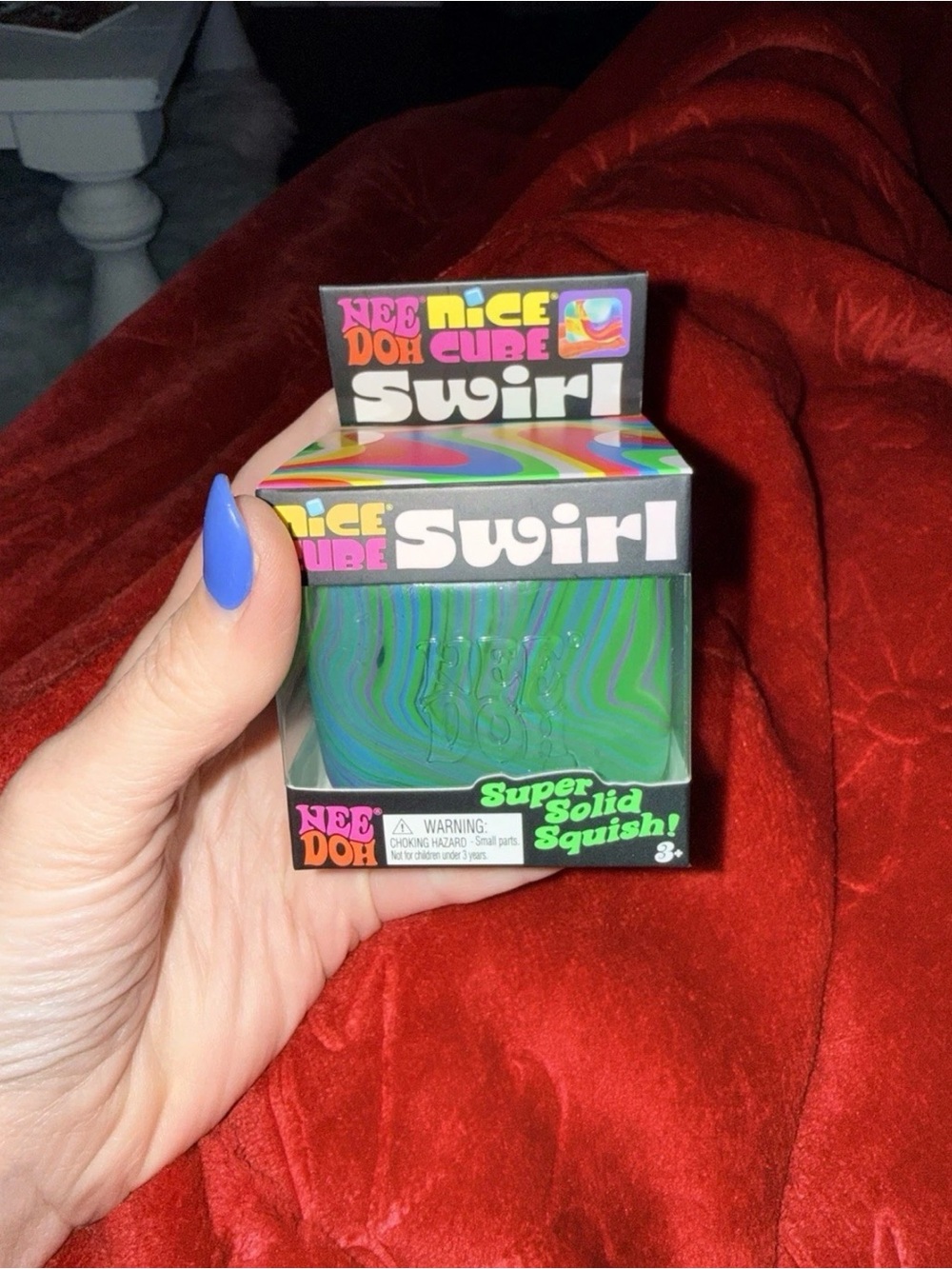 NWT Nice CUBE Swirl Needoh Green/Blue